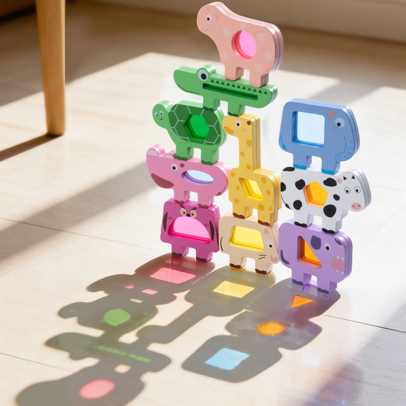 Wooden Blocks Stacking - Jogo de Blocos de Empilhamento de