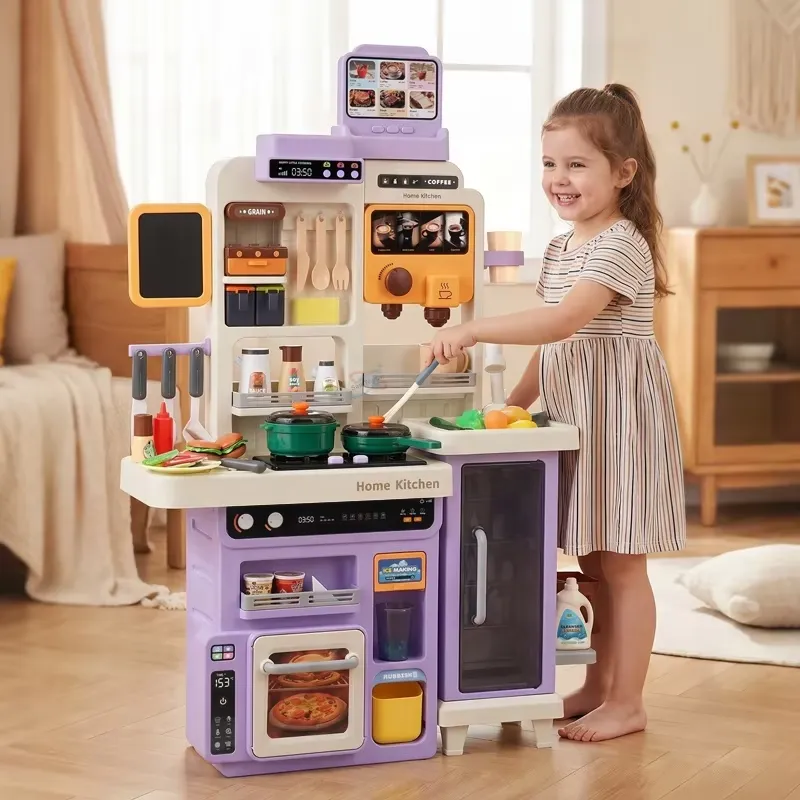Kids Toys Kitchen Set - Conjunto de Cozinha de Brinquedo Grande