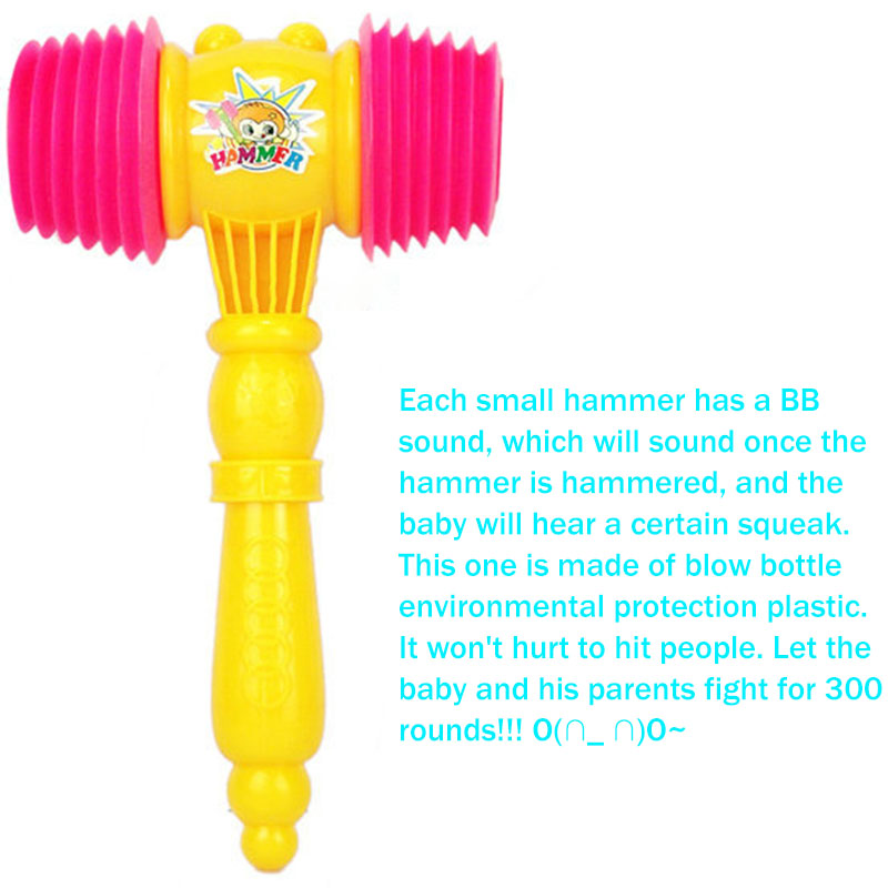 Kids Toys Unique - Martelo de Percussão de Plástico Grande