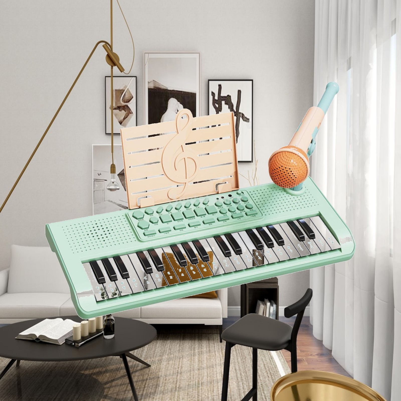 Kids Toys Learning - Teclado de Piano para Crianças, Brinquedo