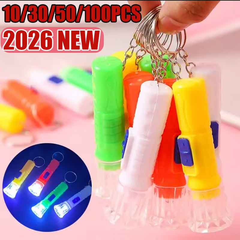 Kids Toys Bag - 10/30/50/100PCS Mini Lanterna LED para Crianças,