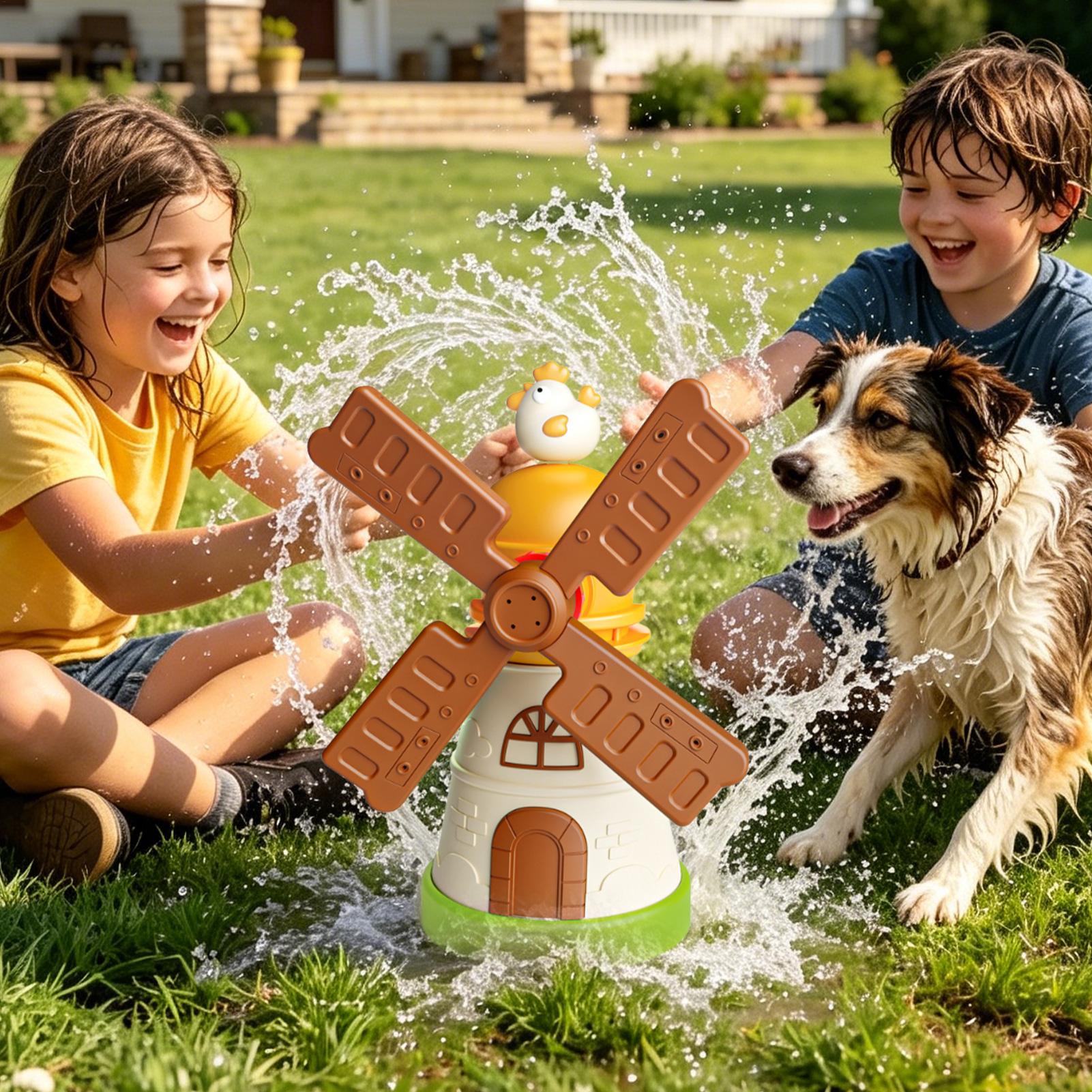 Kids Yard Toys - Brinquedo de Pulverização de Água Rotativo