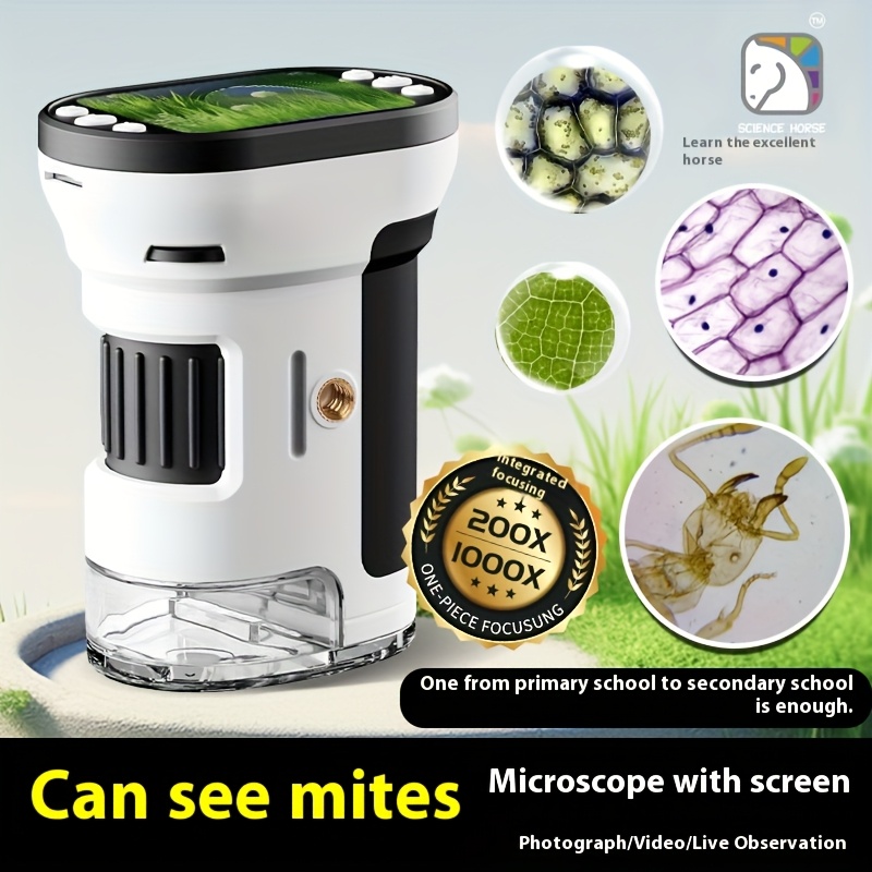 Kids Toys Under 200 - Kit de Microscópio Biológico para Crianças