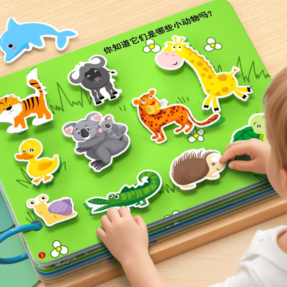 Kids Toys Learning - Durável 10 páginas livro de rasgo
