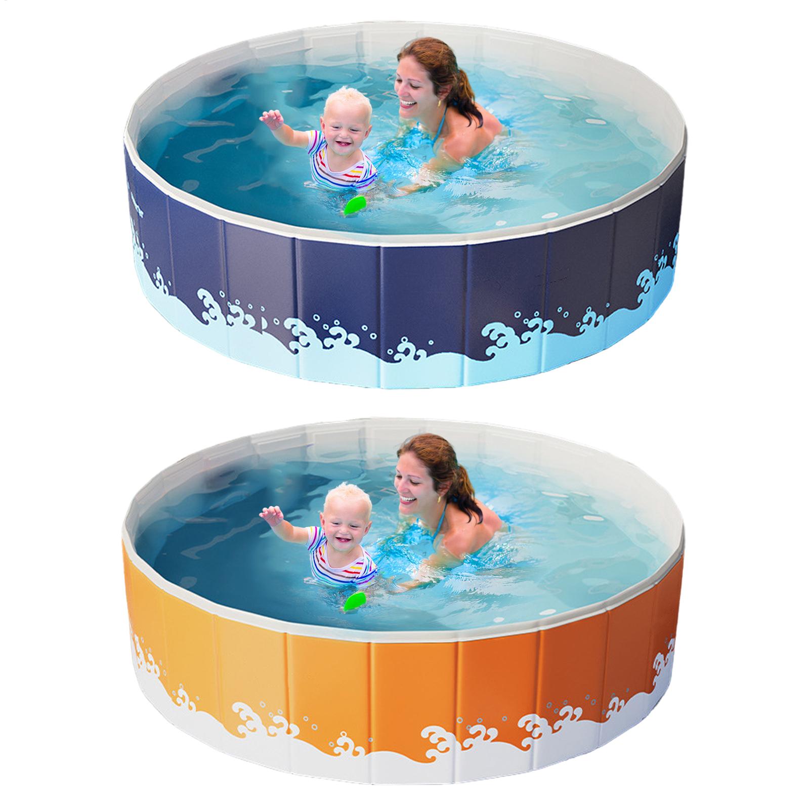 Kids Yard Toys - Piscina resistente ao desgaste portátil dobrável