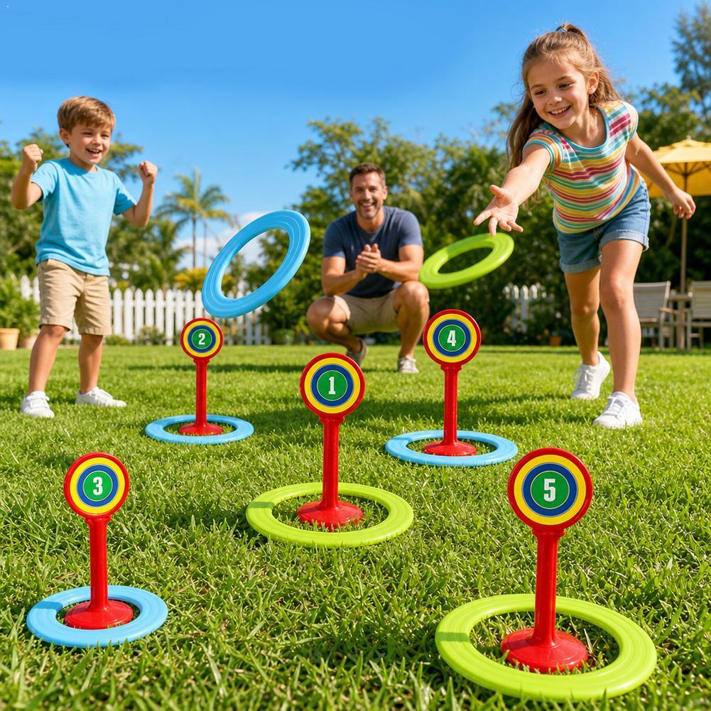 Kids Yard Toys - Conjunto de Jogo de Argolas de