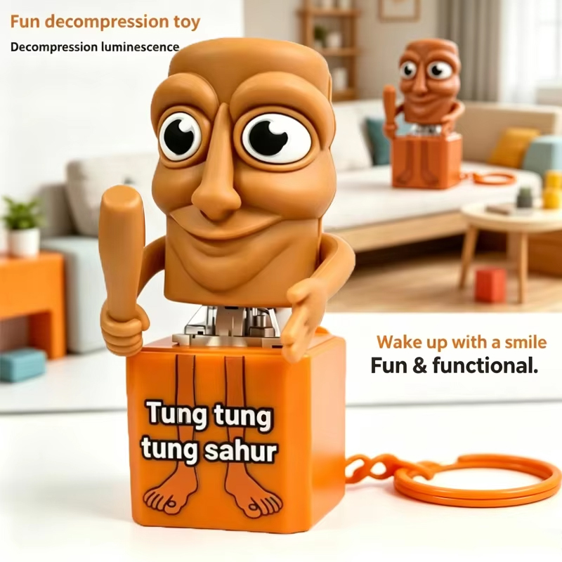Kids Toys Return Gift - Novo Chaveiro Tung Tung Tung Sahur,