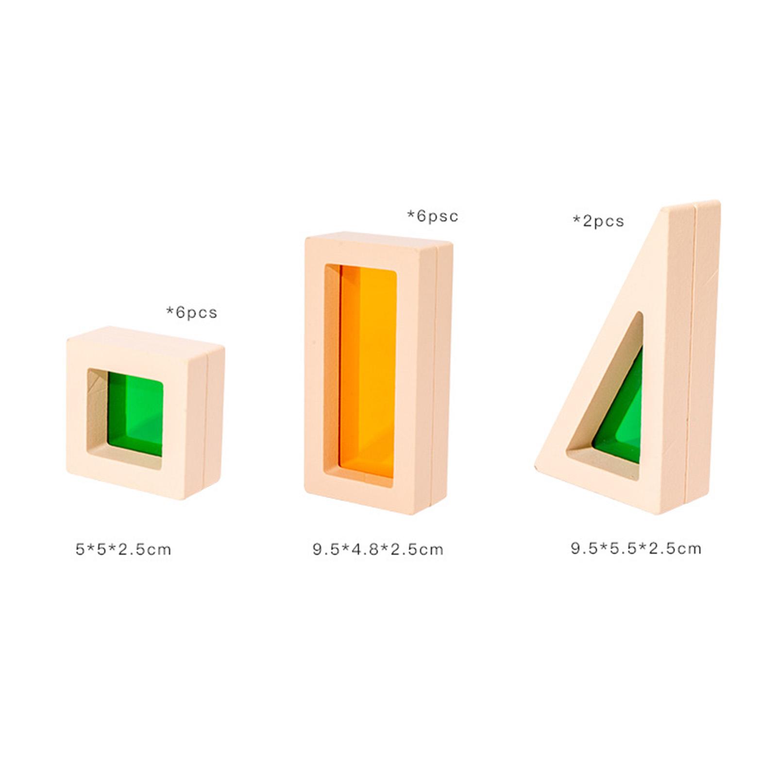 Wooden Blocks Stacking - 25 peças de blocos de construção