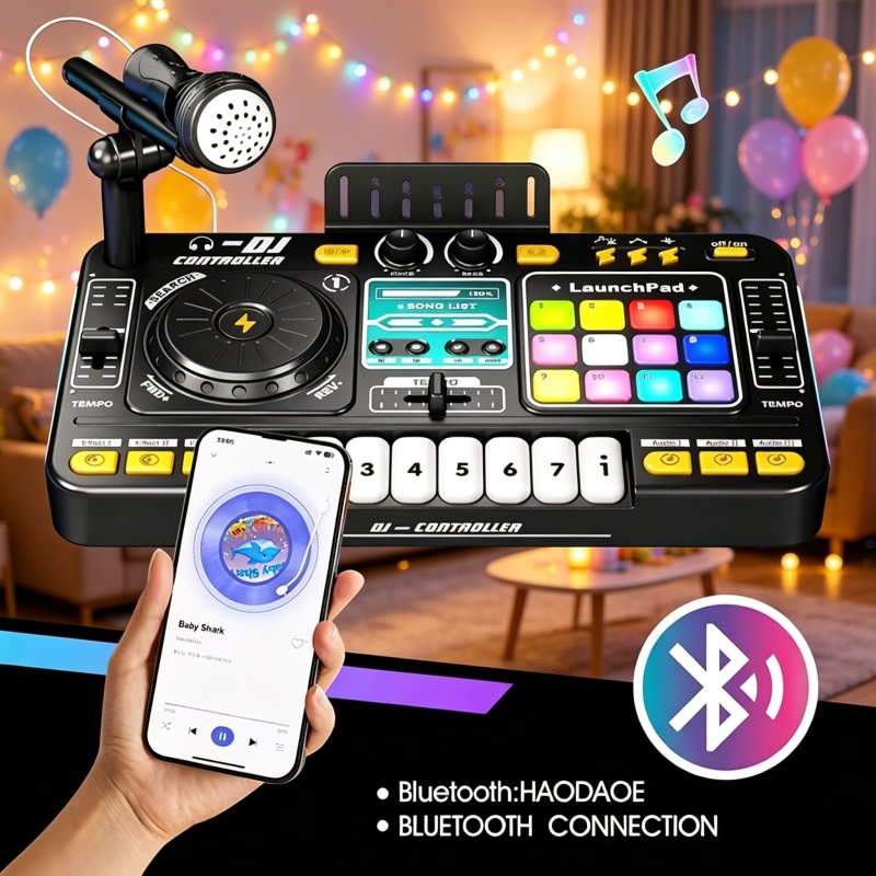 Kids Toys Bd - Brinquedo Controlador de Mixer DJ de