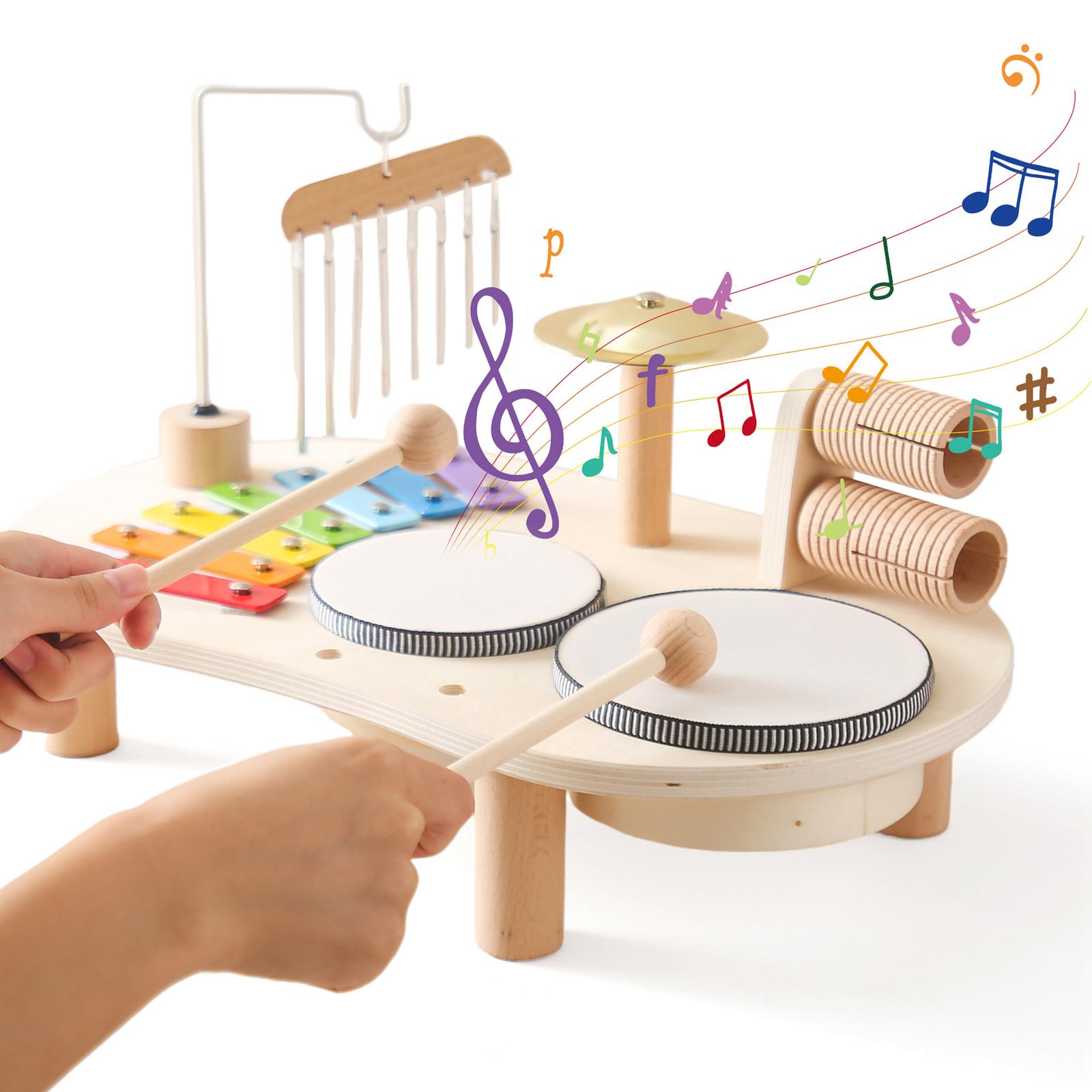 Conjunto de Xilofone e Tambor  - Kids Toys Xylophone avaliação e preço