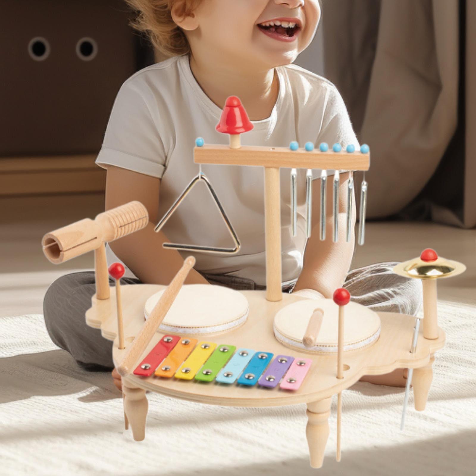 Instrumentos musicais de madei - Kids Toys Xylophone avaliação e preço