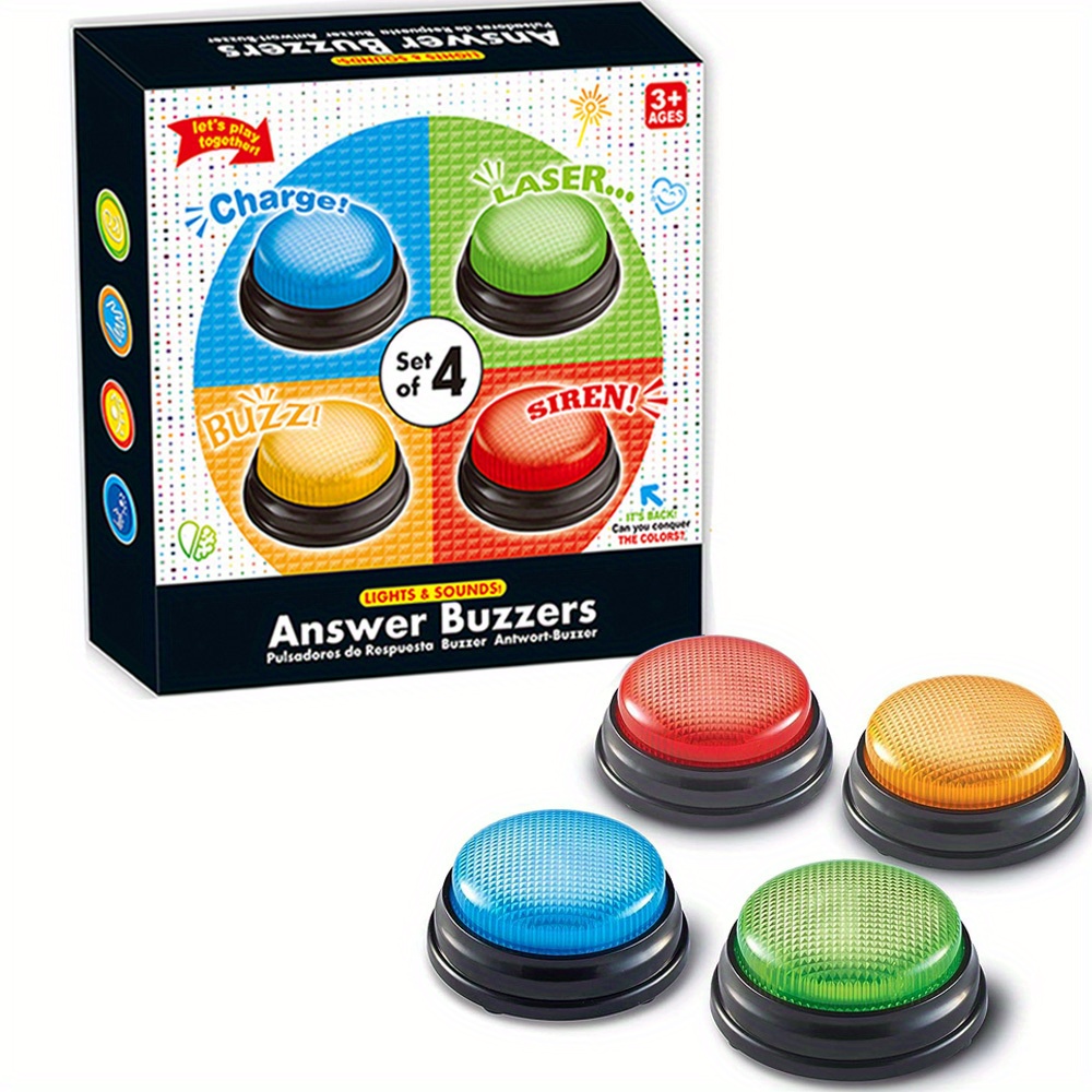 4 pçs luzes e sons zumbador br - Kids Toys Return Gift avaliação e preço