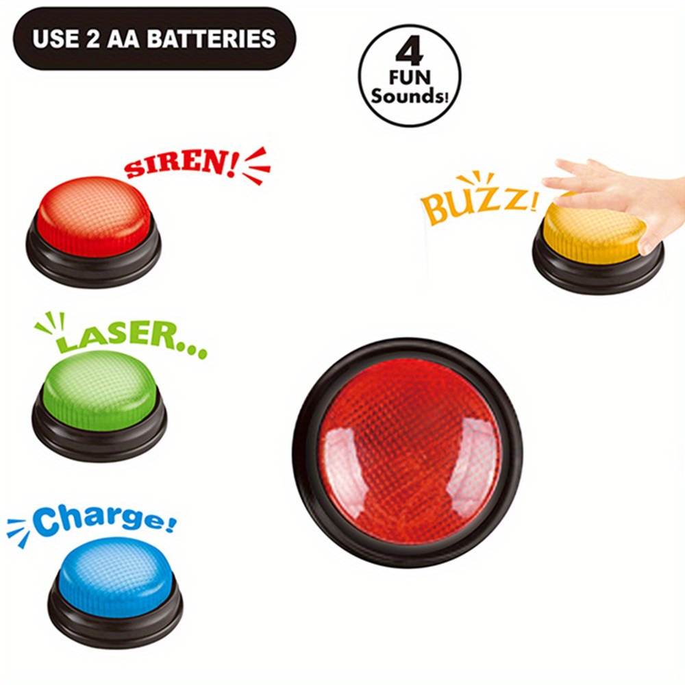 4 pçs luzes e sons zumbador br - Kids Toys Return Gift avaliação e preço
