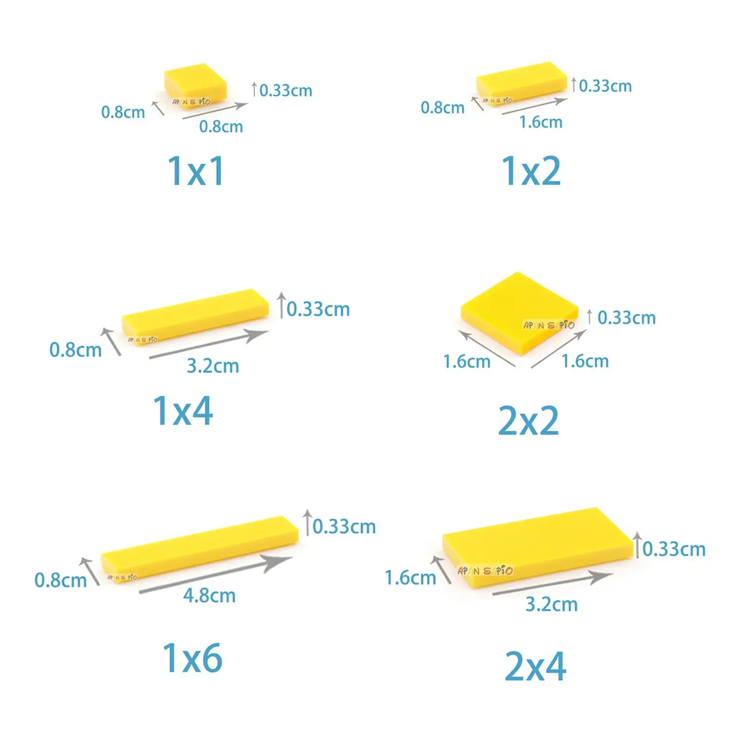 100 pçs telha 1x1 redonda diy  - Kids Toys Under 100 avaliação e preço