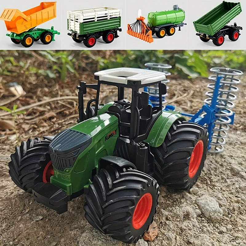 Trator de Fazenda Inercial 1:2 - Kids Toys Return Gift avaliação e preço