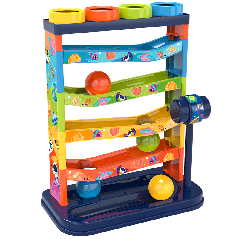 Colorido 5 camadas pista slide - Kids Toys Learning avaliação e preço