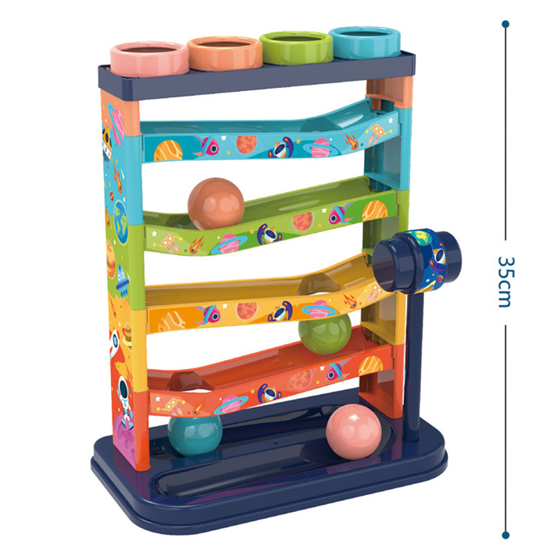 Colorido 5 camadas pista slide - Kids Toys Learning avaliação e preço