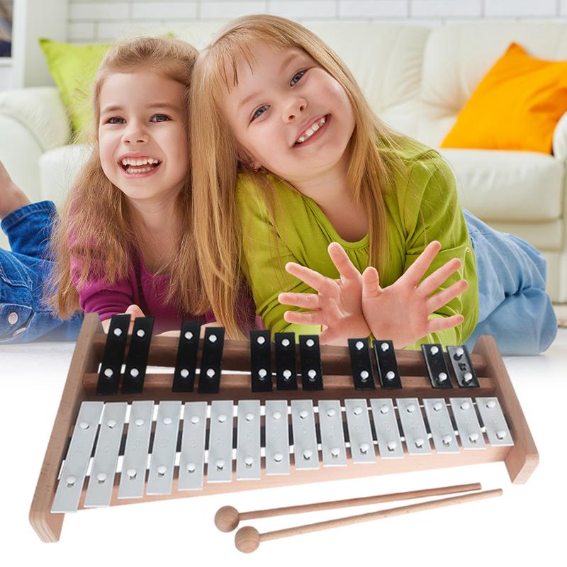 27 nota xilofone mão sino colo - Kids Toys Xylophone avaliação e preço