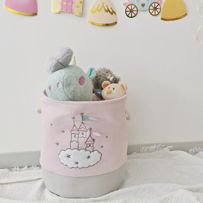 Grande rosa cesta de lavanderi - Kids Toys Clearance avaliação e preço