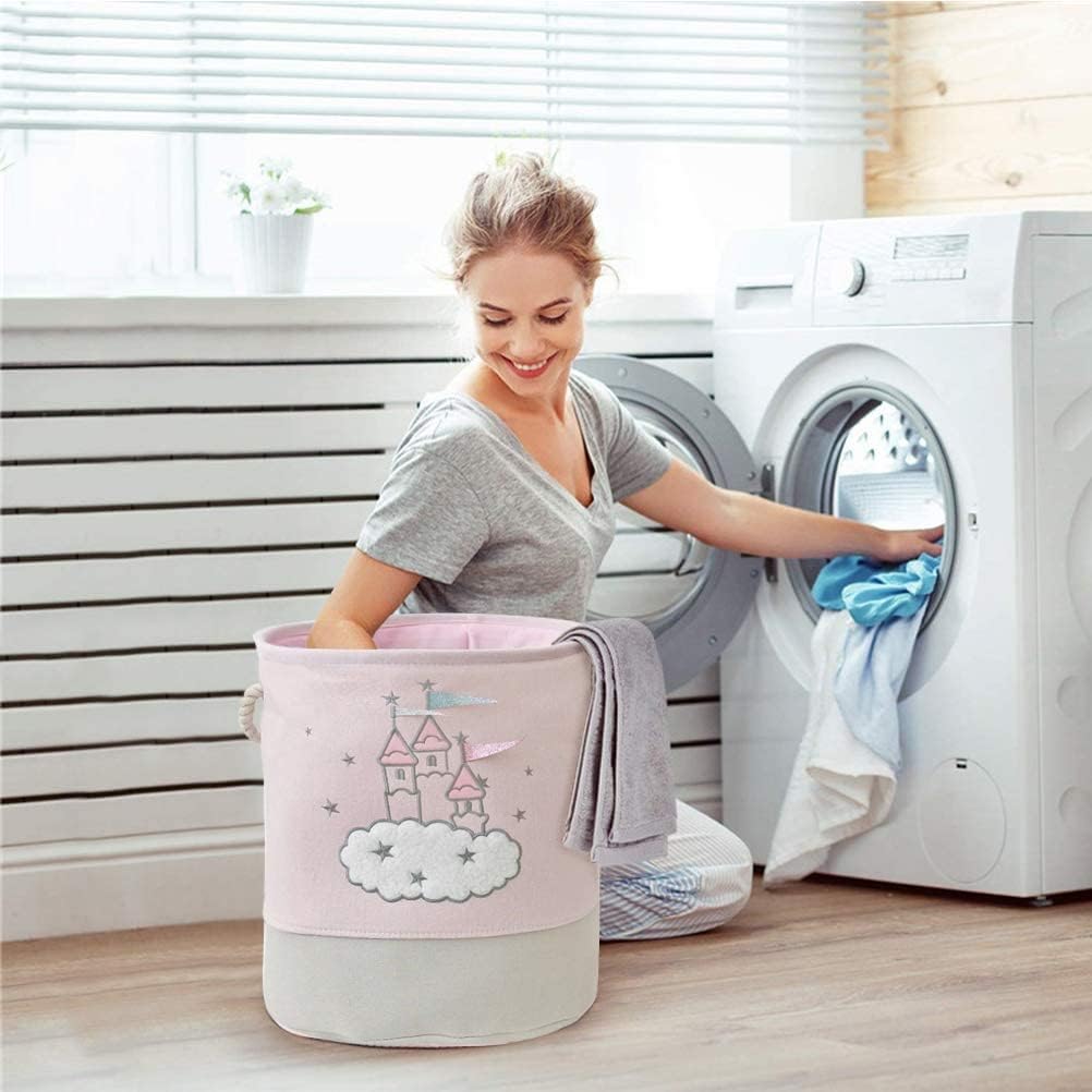 Grande rosa cesta de lavanderi - Kids Toys Clearance avaliação e preço