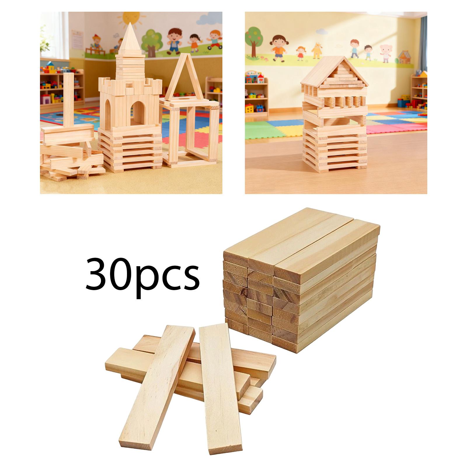 Blocos de madeira para artesan - Wooden Blocks Stacking avaliação e preço