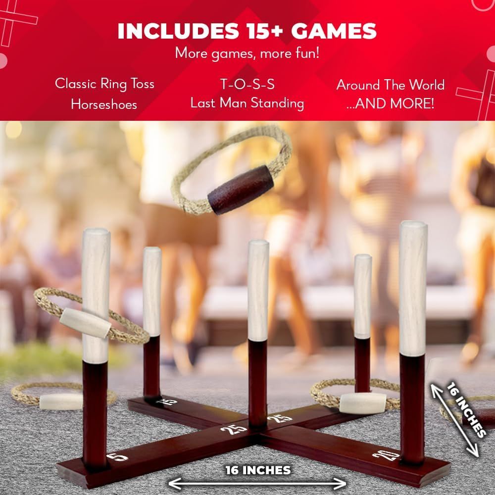 Jogo de Argolas para Todas as  - Kids Yard Toys avaliação e preço