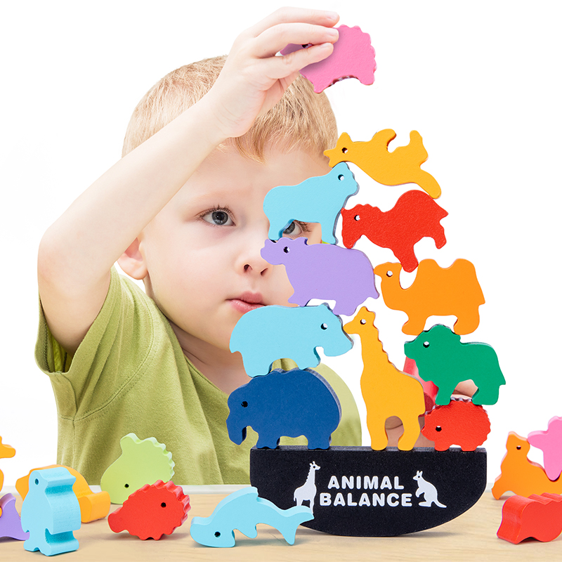 Brinquedo Educacional de Bloco - Wooden Blocks Stacking avaliação e preço