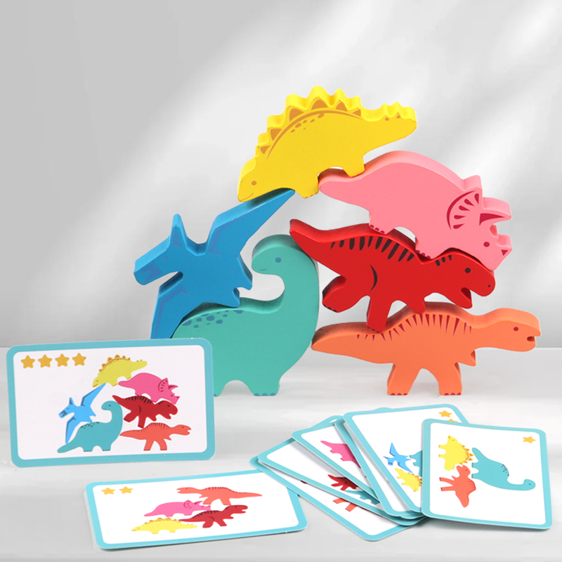 Blocos de equilíbrio de madeir - Wooden Blocks Stacking avaliação e preço
