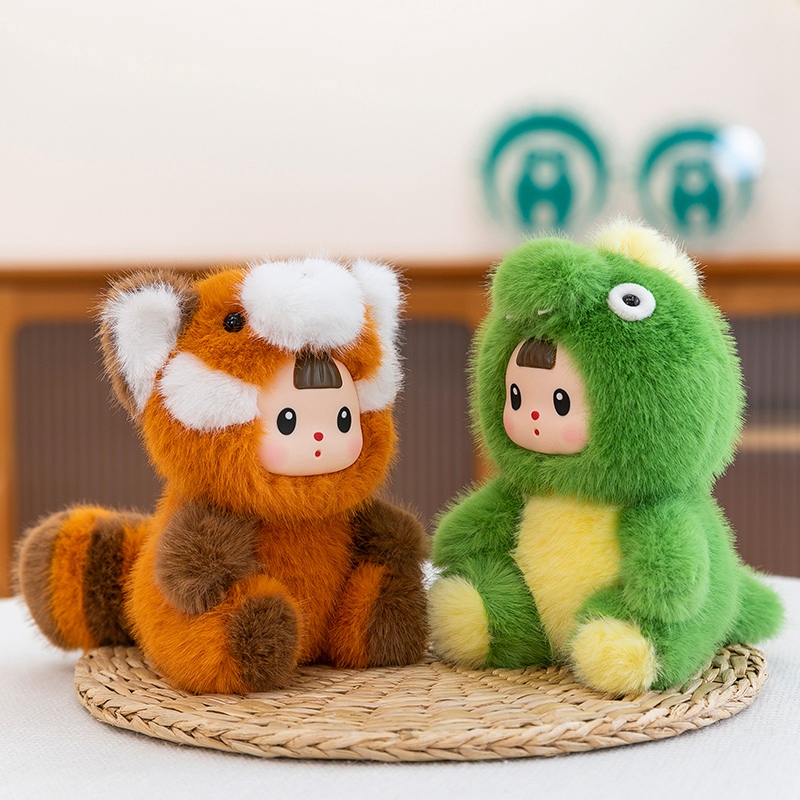 17cm rosto de vinil macio pelú - Soft Plush Doll avaliação e preço