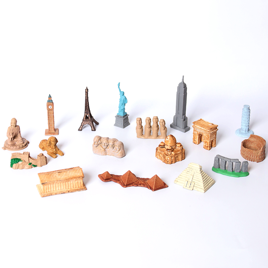 Mini estatueta de construção d - Kids Toys Under 200 avaliação e preço