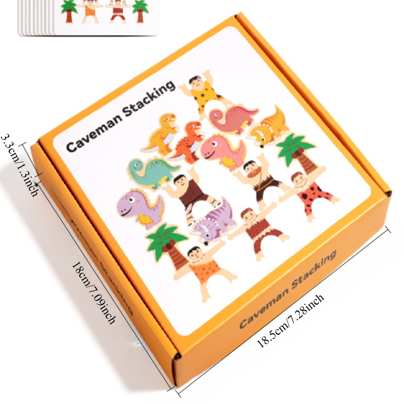 Blocos de Equilíbrio de Dinoss - Wooden Blocks Stacking avaliação e preço