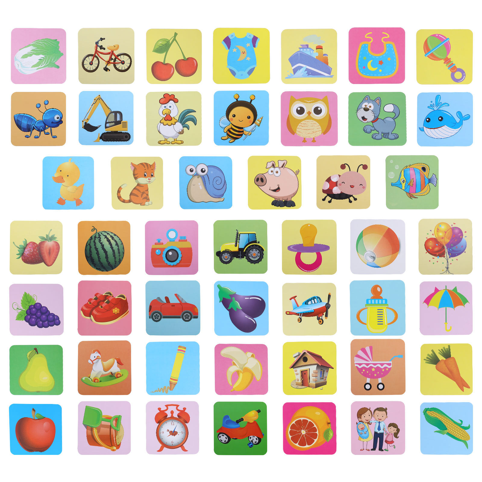 Cartões de Estímulo Visual par - Kids Toys Learning avaliação e preço