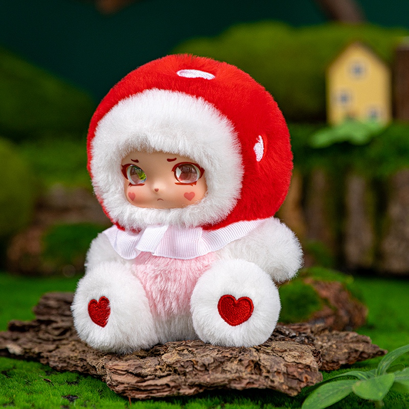 14cm cogumelo menina vinil bri - Soft Plush Doll avaliação e preço