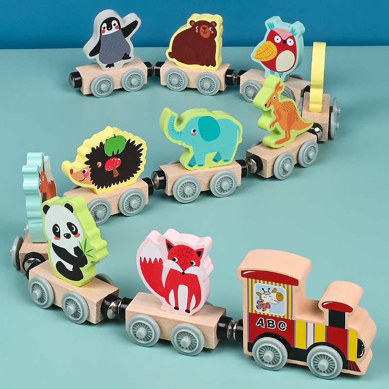 Brinquedos de trem pequeno de  - Wooden Blocks Stacking avaliação e preço