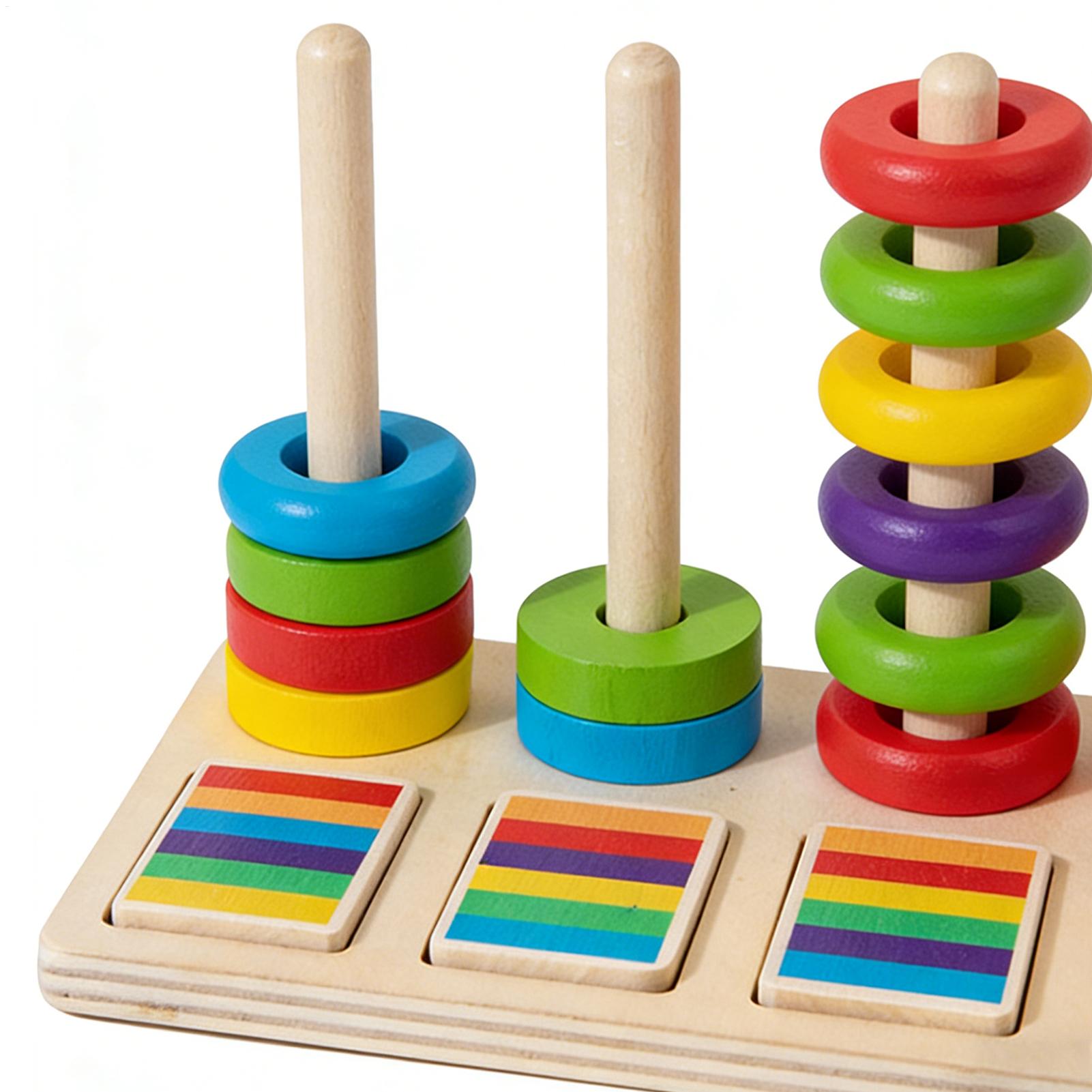 Brinquedos de Empilhar de Made - Wooden Blocks Stacking avaliação e preço