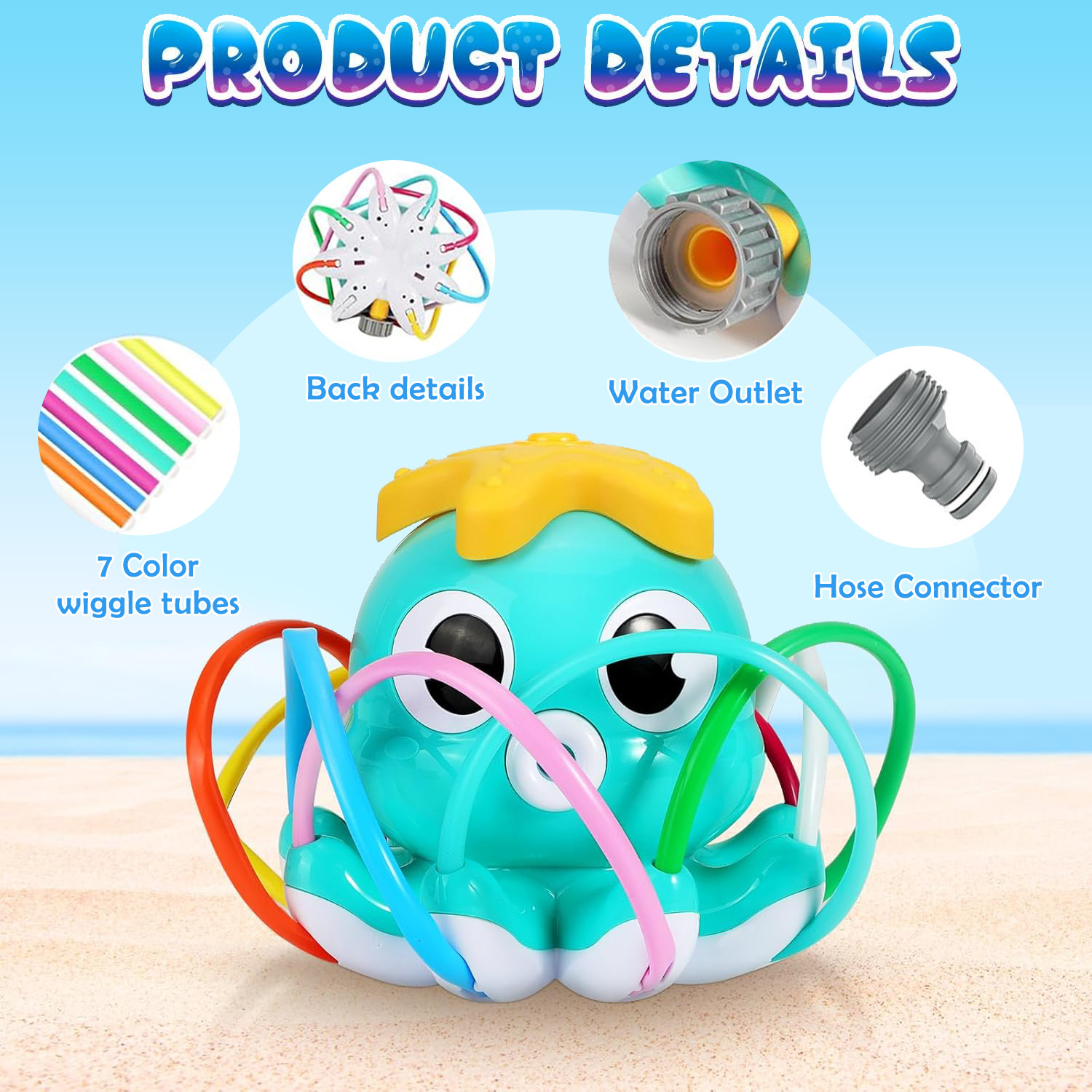Polvo sprinkler spray de água  - Kids Yard Toys avaliação e preço