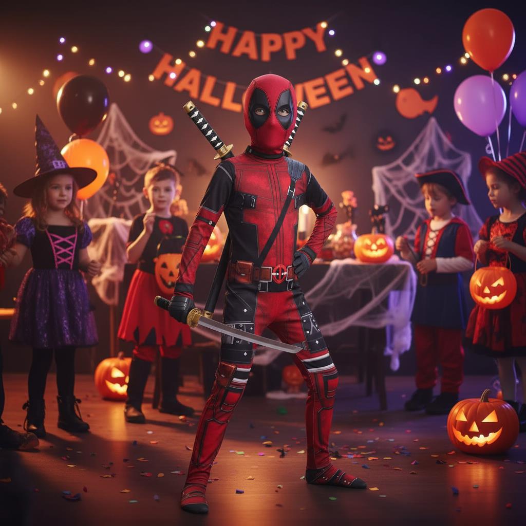 Fantasia de Deadpool para Cria - Kids Toys Bag avaliação e preço