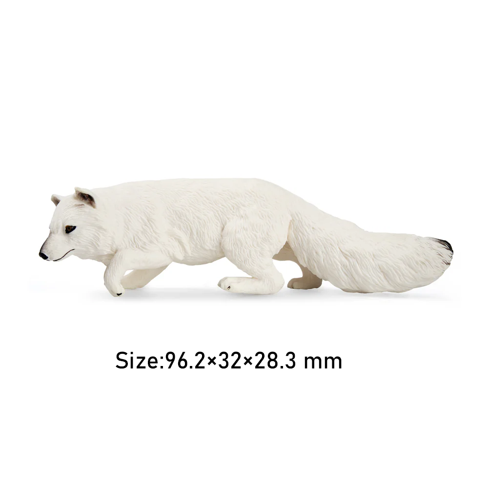Toymany simulação raposa ártic - Kids Toys Variety avaliação e preço