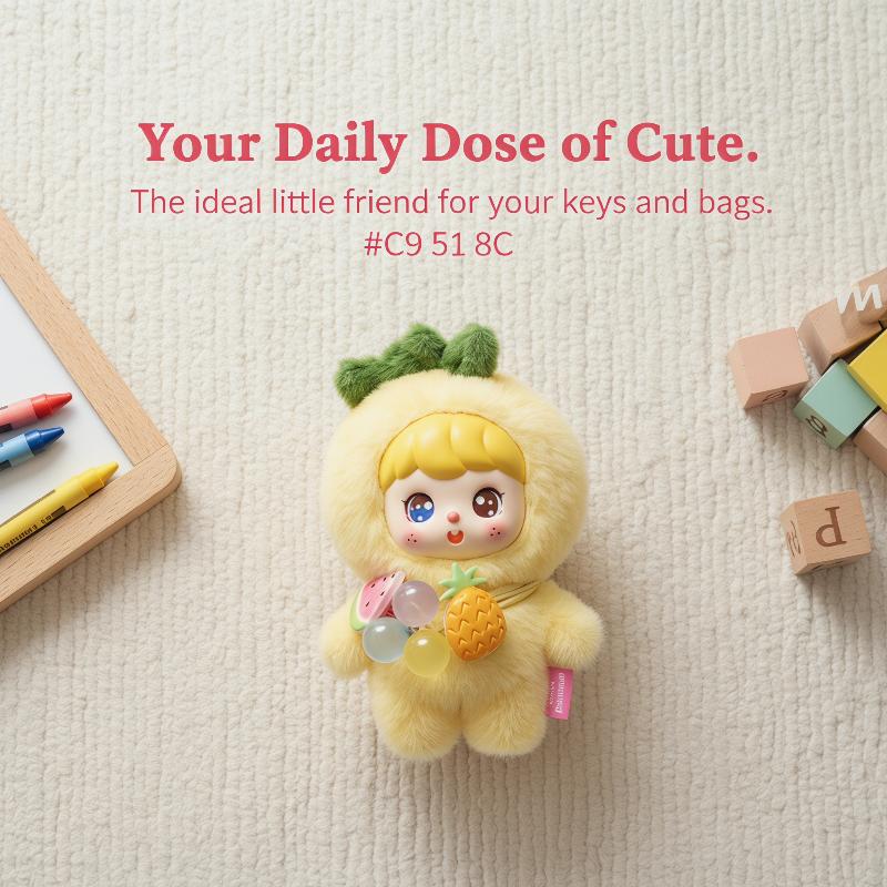 Chaveiro de Pelúcia de Frutas  - Soft Plush Doll avaliação e preço