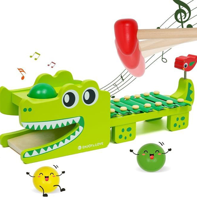 Brinquedo Xilofone de Crocodil - Kids Toys Xylophone avaliação e preço