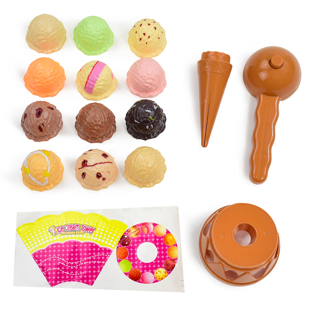Jogos de empilhamento de sorve - Kids Toys Kitchen Set avaliação e preço
