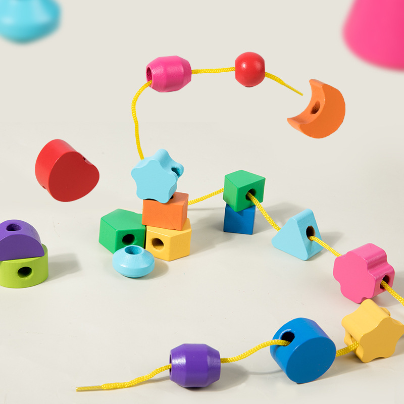 Conjunto de brinquedos de sequ - Wooden Blocks Stacking avaliação e preço
