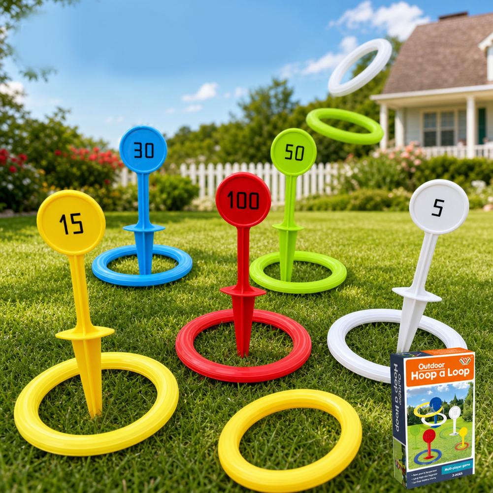 Conjunto de Jogo de Argolas de - Kids Yard Toys avaliação e preço