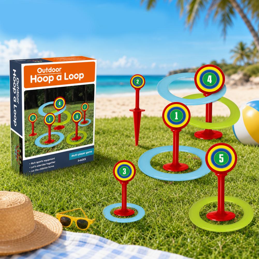Conjunto de Jogo de Argolas de - Kids Yard Toys avaliação e preço