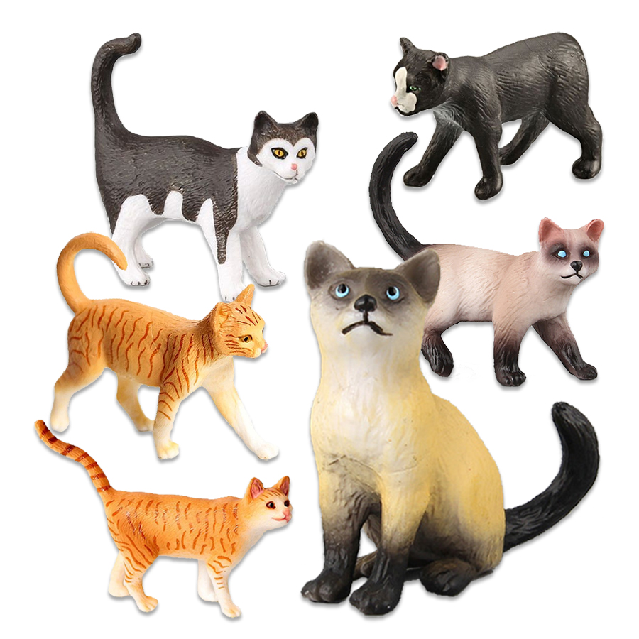 Figuras Realistas de Gatos de  - Kids Toys Under 200 avaliação e preço