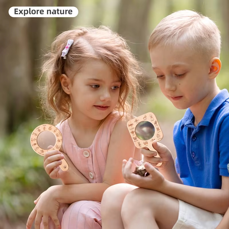 Lupa de Madeira para Crianças, - Kids Toys Learning avaliação e preço
