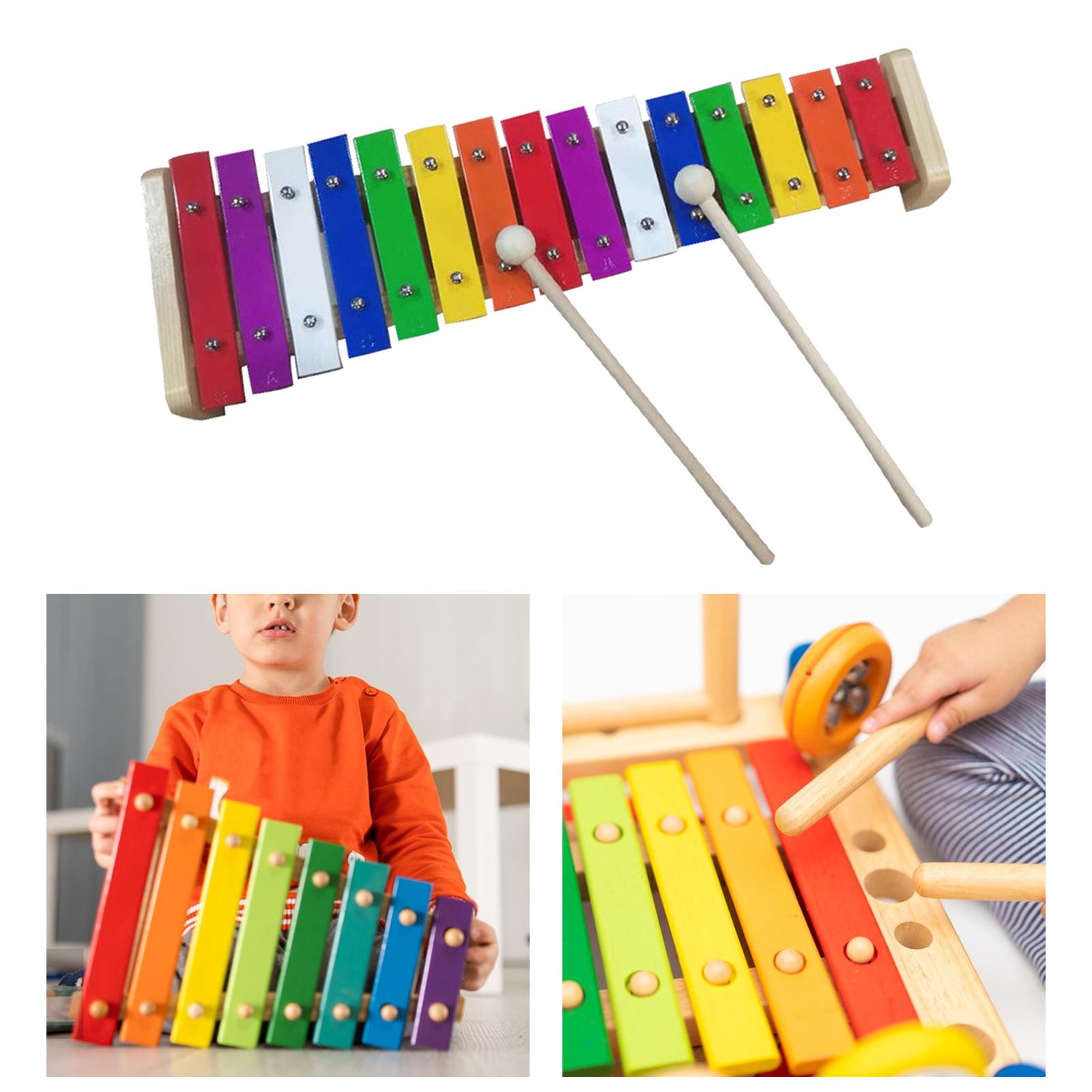Xilofone de 15 Notas com Sino, - Kids Toys Xylophone avaliação e preço