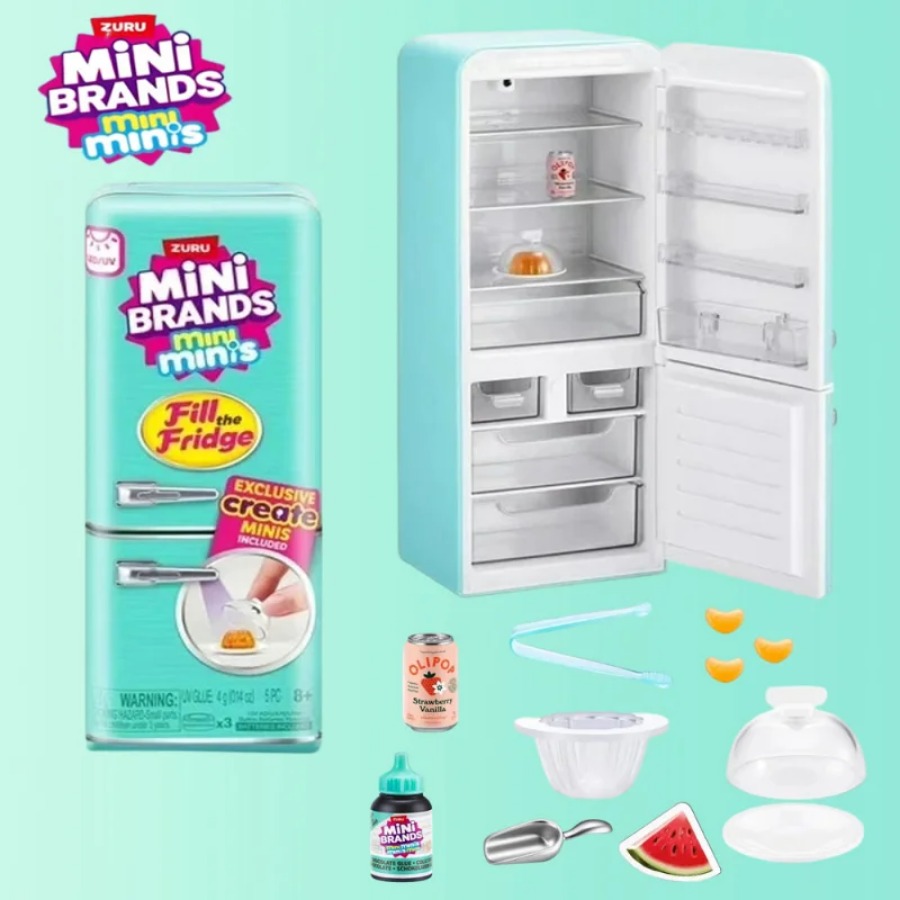 ZURU 5 Surprise Mini Fridge Ba - Kids Toys Kitchen Set avaliação e preço