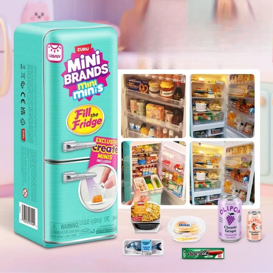 ZURU 5 Surprise Mini Fridge Ba - Kids Toys Kitchen Set avaliação e preço